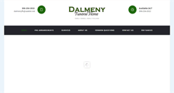 Desktop Screenshot of dalmenyfuneralhome.ca